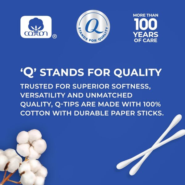 Q-tips Swabs Travel Pack,30 Count, Pack of 1 blue - Imagen 2