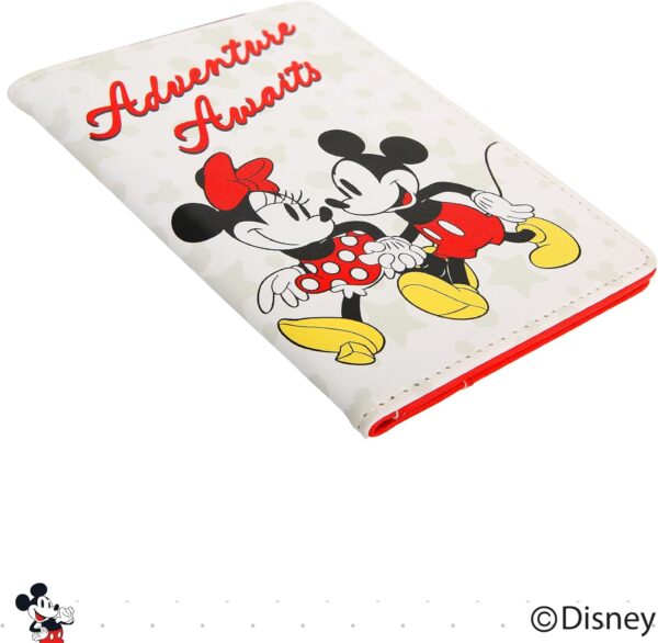 Disney Mickey & Minnie Mouse Passport Holder - Officially Licensed Passport Holder for Women - Travel Essentials for Women - Imagen 5