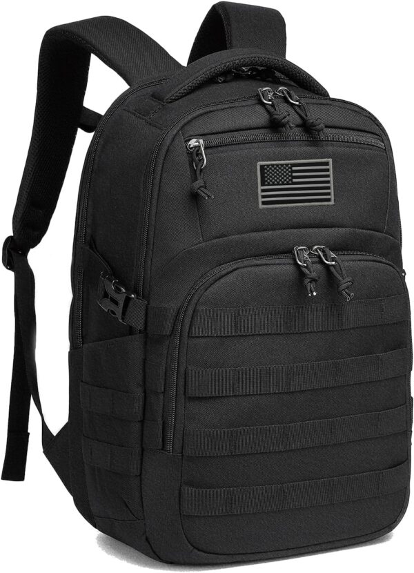 Wotony Military tactical backpack, backpack for men black tactical backpack small tactical backpack assault bag