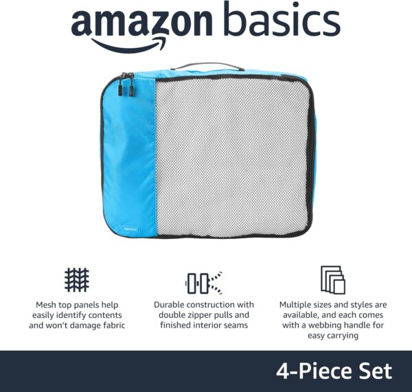 Amazon Basics Polyester Cube Durability Zipper Storage Bag - Imagen 2