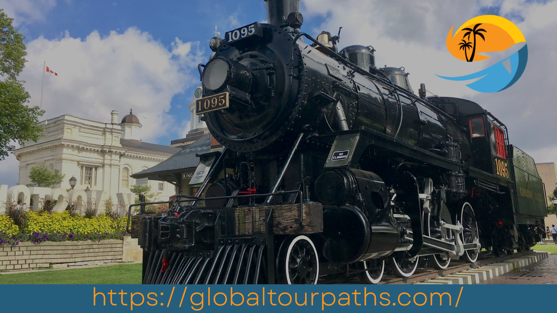 Display of antique locomotives and railcars at Northern Ontario Railroad Museum & Heritage Centre in Capreol